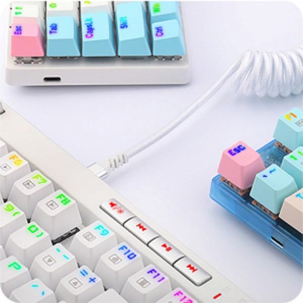 Gaming Αξεσουάρ - Redragon A115W Type C USB Coiled Spring Wire Cable