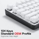 Gaming Αξεσουάρ - Redragon A130 Pudding Keycaps White