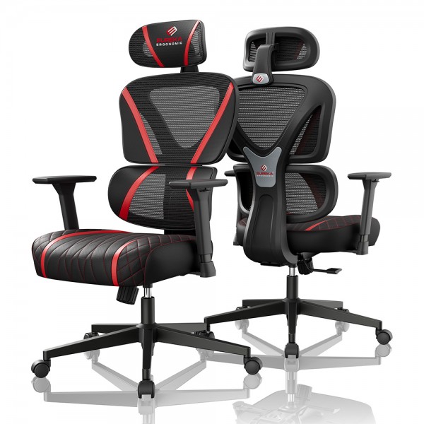 Gaming Καρέκλα - Eureka Ergonomic® ERK-GC06-R - Σύγκριση Προϊόντων