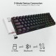 Gaming πληκτρολόγιο - Redragon K530W RGB Draconic Pro White (Custom Brown)