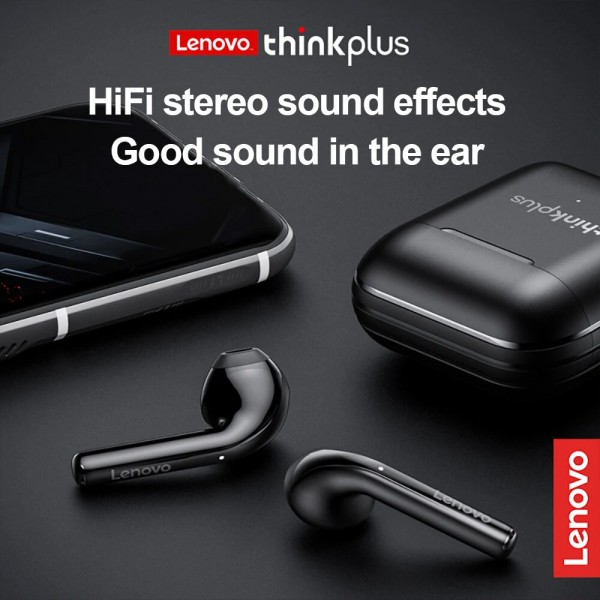 Ακουστικά Earbuds - Lenovo LP2 New TWS (BLACK) - Lenovo
