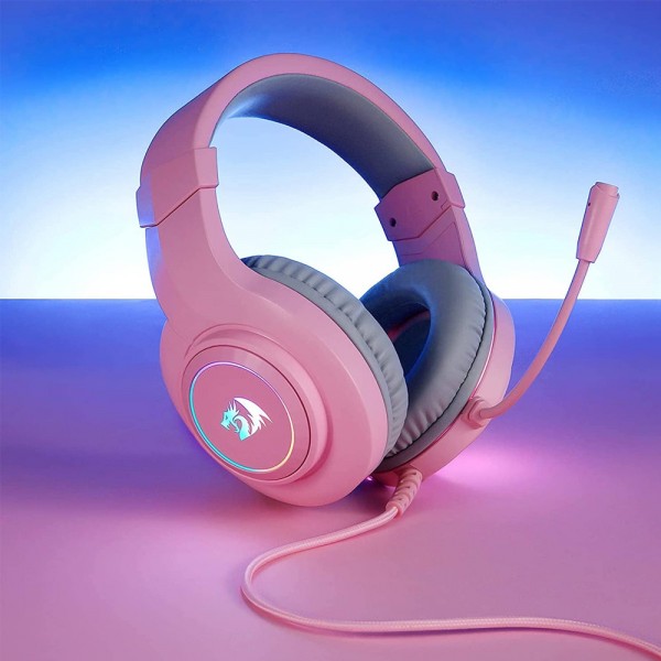 Gaming Ακουστικά - Redragon H270P Mento (PINK) | Gaming Ακουστικά | Gaming Peripherals |