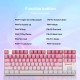 Gaming πληκτρολόγιο - Redragon K645W-GP-RGB (Pink)