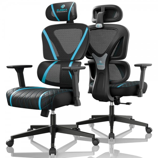 Gaming Καρέκλα - Eureka Ergonomic® ERK-GC06-BU-V1 - Σύγκριση Προϊόντων