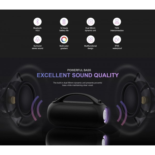 Ηχείο Bluetooth - Havit SK821BT Strong Bass