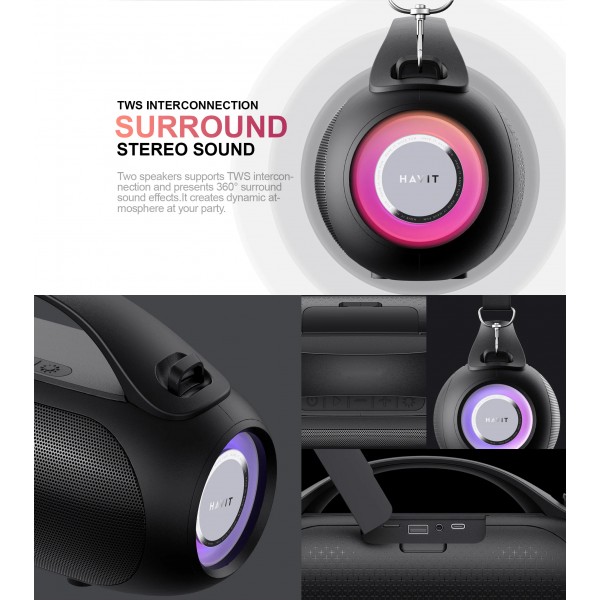 Ηχείο Bluetooth - Havit SK821BT Strong Bass