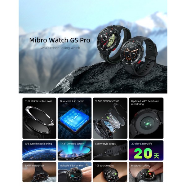 Smartwatch Xiaomi Mibro Watch GS Pro