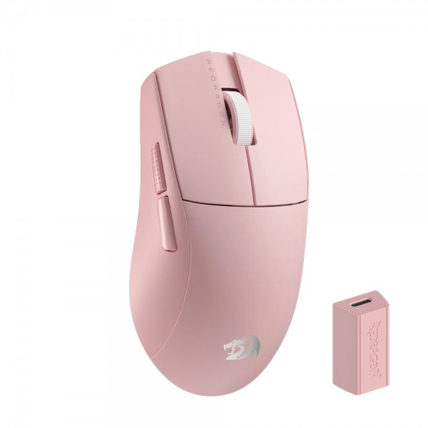 Gaming Ποντίκι - Redragon M916 PRO 4K 3-Mode Wireless (Pink) - Προσφορές