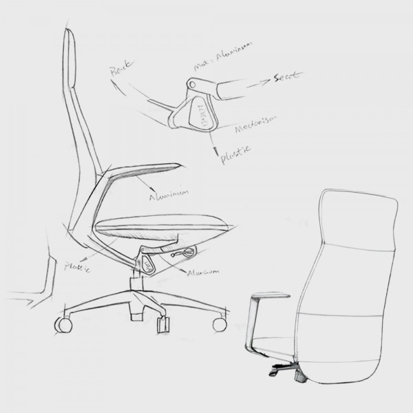 Καρέκλα Γραφείου - Eureka Ergonomic® ERK-OC08-OW