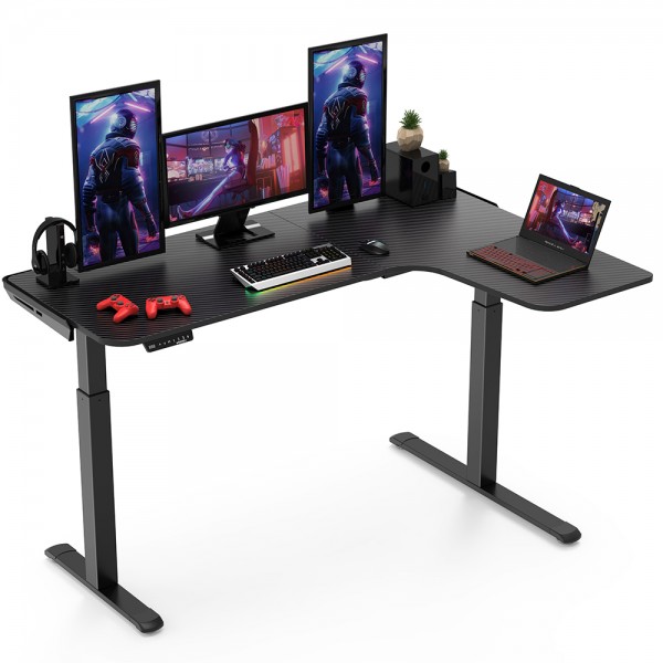 Gaming Γραφείο - Eureka Ergonomic® ERK-EGD-L60R-B-US - Σύγκριση Προϊόντων