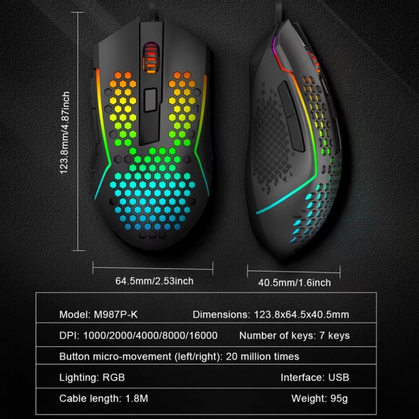 Gaming Ποντίκι - Redragon M987P-K