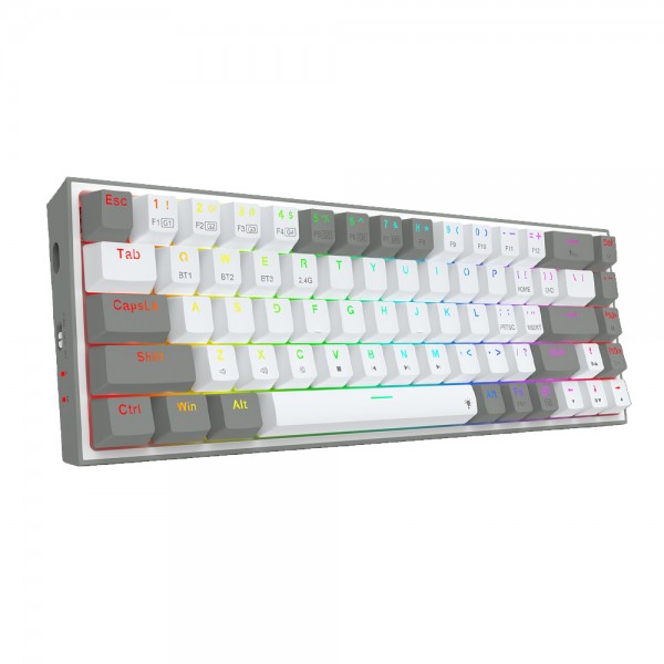 Gaming πληκτρολόγιο - Redragon Castor Pro K631RGB-PRO-WG