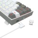 Gaming πληκτρολόγιο - Redragon Castor Pro K631RGB-PRO-WG