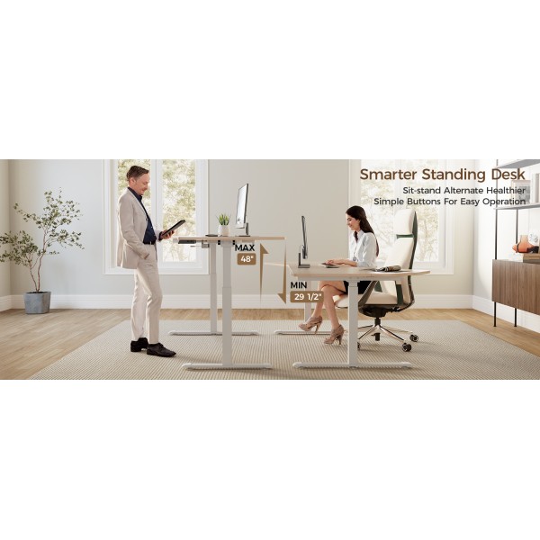 Γραφείο - Eureka Ergonomic® ERK-EDI-FS-MW 141.2x177.8x121.9 εκ.