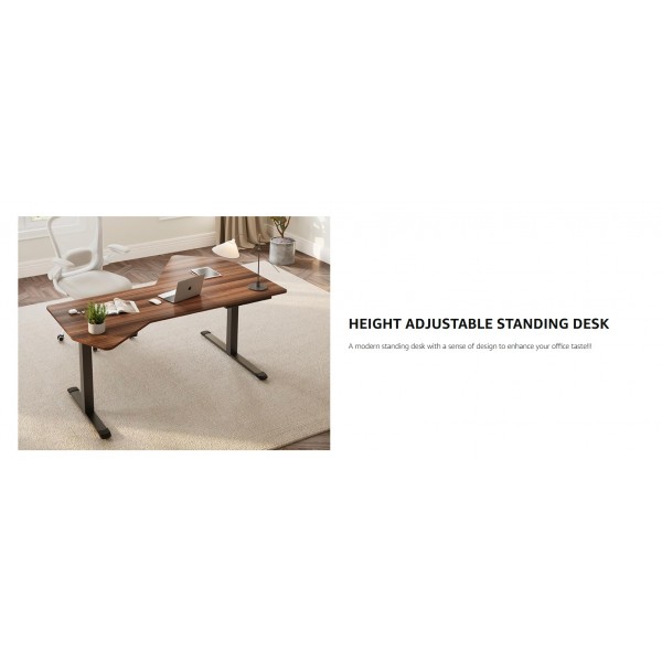 Γραφείο - Eureka Ergonomic® ERK-EDI-FS-WN 141.2x177.8x121.9 εκ.