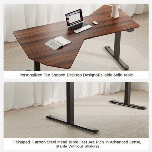 Γραφείο - Eureka Ergonomic® ERK-EDI-FS-WN 141.2x177.8x121.9 εκ.