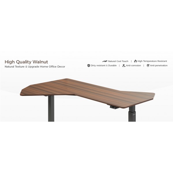 Γραφείο - Eureka Ergonomic® ERK-EDI-FS-WN 141.2x177.8x121.9 εκ.