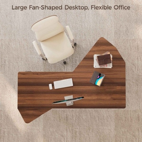 Γραφείο - Eureka Ergonomic® ERK-EDI-FS-WN 141.2x177.8x121.9 εκ.