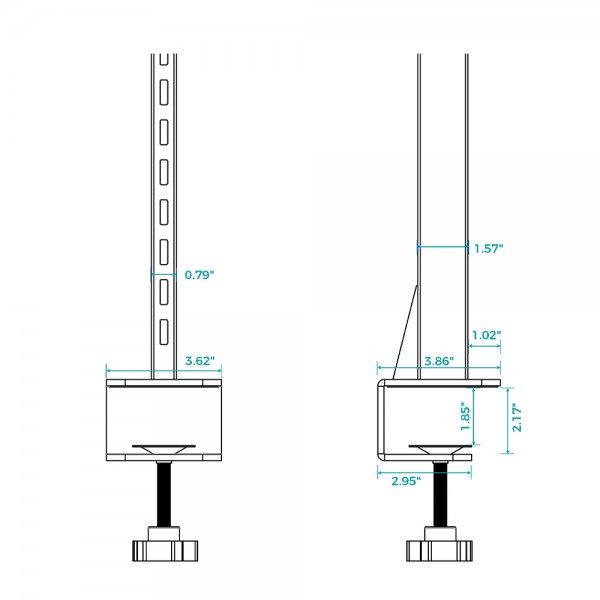 Pegboard Αξεσουάρ Γραφείων - Eureka Ergonomic ARPB-01B-US