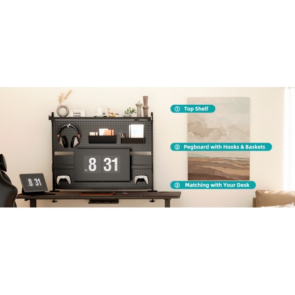 Pegboard Αξεσουάρ Γραφείων - Eureka Ergonomic ARPB-01B-US
