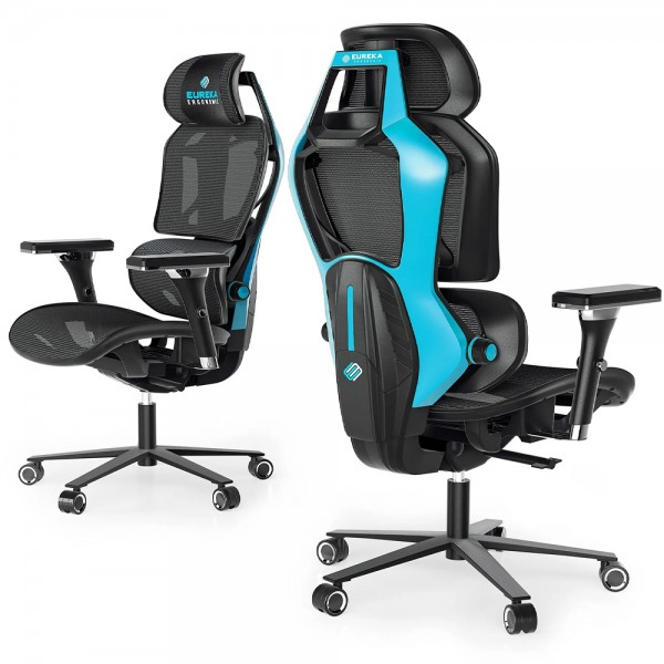 Gaming Καρέκλα - Eureka Ergonomic® ERK-GC05-BU - Σύγκριση Προϊόντων