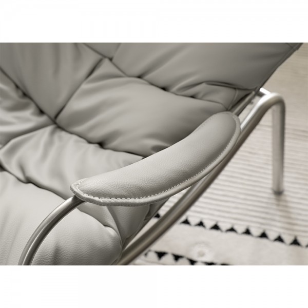 Κουνιστή Πολυθρόνα Liam με Πουφ - Eureka Ergonomic® ERK-LS02-GY