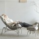 Κουνιστή Πολυθρόνα Liam με Πουφ - Eureka Ergonomic® ERK-LS02-GY