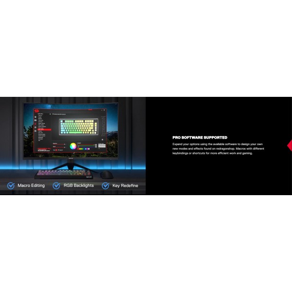 Gaming πληκτρολόγιο - Redragon K687GG-RGB-PRO