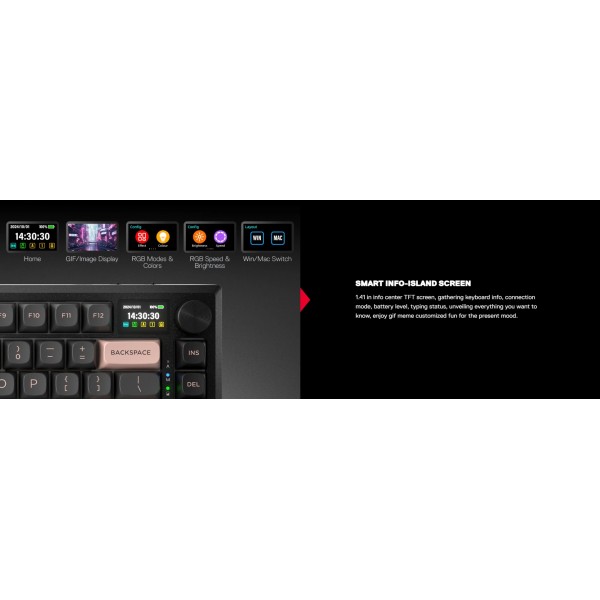 Gaming πληκτρολόγιο - Redragon K720GBP-RGB-PRO