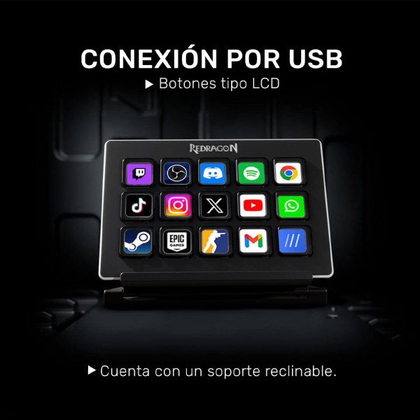 Stream Deck - Redragon SS-550 Stream Station - Gaming Peripherals