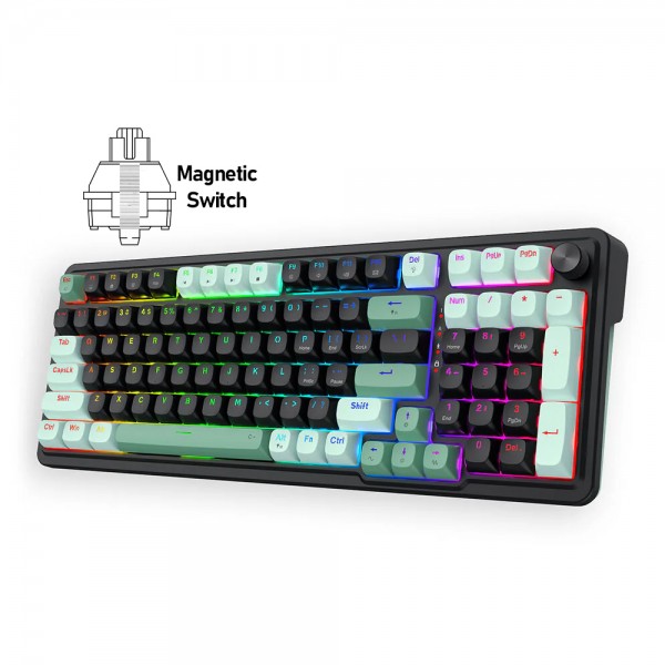 Gaming πληκτρολόγιο - Redragon EISA K686BG-RGB-M Rapid Trigger 8K - REDRAGON