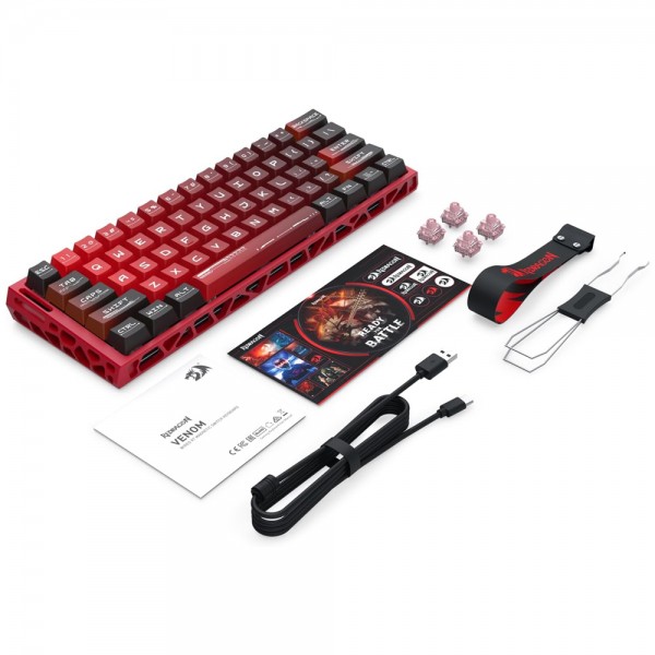 Gaming πληκτρολόγιο - Redragon VENOM K753 HE Rapid Trigger 8K | Gaming Πληκτρολογία | Gaming Peripherals |
