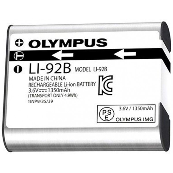 Olympus LI-92B Lithium Ion rechargeable battery (1350 mAh) - Εικόνα & Ήχος