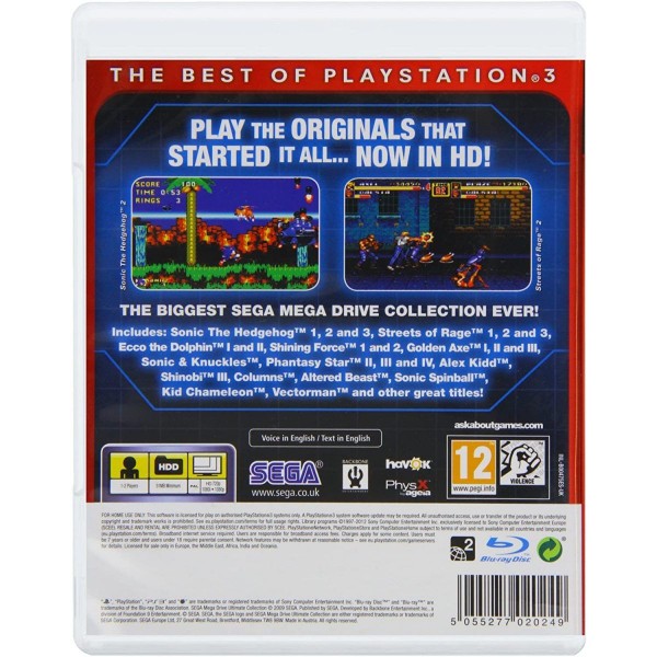 MEGADRIVE ULTIMATE COLLECTION PS3 - PS3