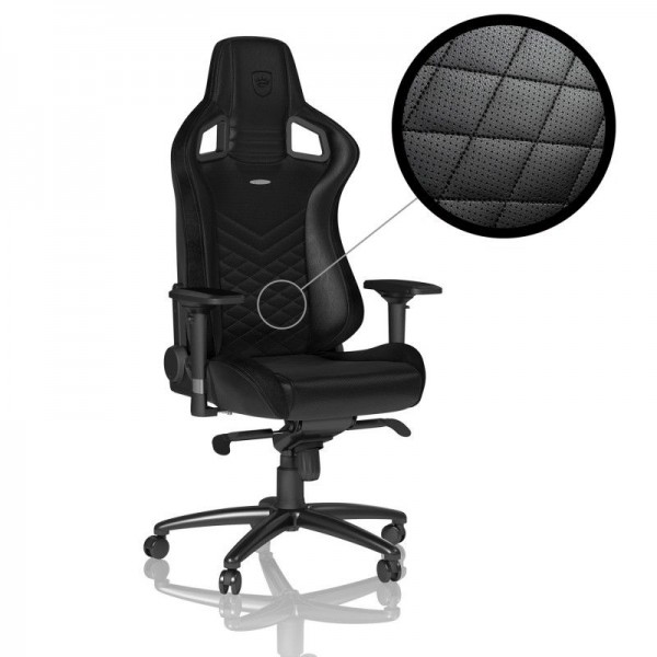 noblechairs EPIC Gaming Chair Breathable, 4D armrests, 60mm casters - black - Καρέκλες Gaming
