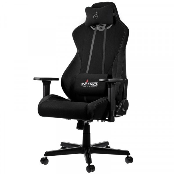 Nitro Concepts S300 Gaming Chair - Quality Fabric & Cold Foam - Stealth Black - Καρέκλες Gaming