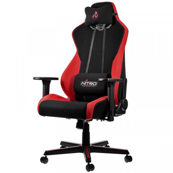 Nitro Concepts S300 Gaming Chair - Quality Fabric & Cold Foam - Inferno Red - Καρέκλες Gaming