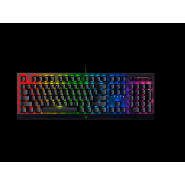 Razer BLACKWIDOW V3 - Mechanical Keyboard (Green Switch) - Wrist Rest - GR Layout - Razer