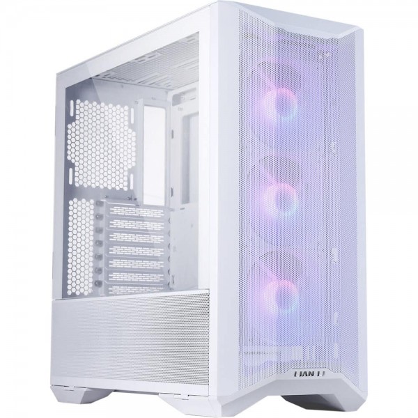Lian Li Lancool II Mesh Snow - White Type-C ( 3 x 120mm aRGB fans included) PC Case - LIAN LI