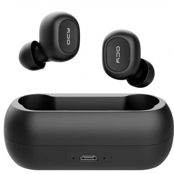 QCY T1C TWS True Wireless Earbuds 5.0 Bluetooth Headphones 4hrs 6mm 380mAh - Mobile