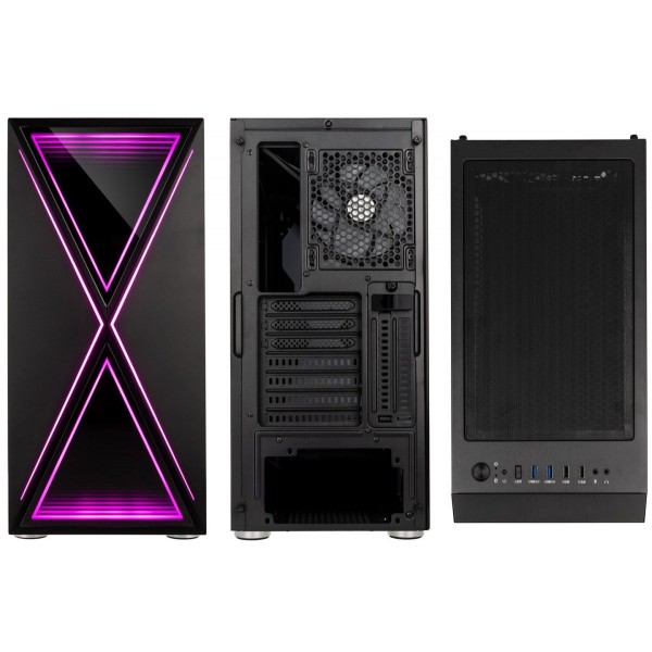 Kolink Void X ARGB Midi-Tower Black Tempered Glass PC Case - PC & Αναβάθμιση