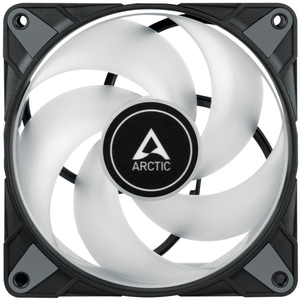 Arctic P12 PWM PST A-RGB - 3 Case Fans 0dB 120mm Pressure optimized PWM controlled speed with PST-A - Case Fan
