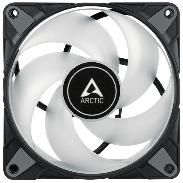 Arctic P12 PWM PST RGB 0dB – 120mm Pressure optimized case fan | PWM controlled speed with PST | RGB - Arctic