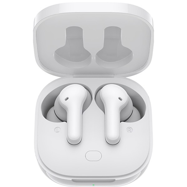 QCY T13 TWS WHITE Dual Driver 4-mic noise cancel. True Wireless Earbuds - Quick Charge 380mAh - Mobile