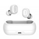 QCY T1C TWS WHITE True Wireless Earbuds 5.0 Bluetooth Headphones 80hrs