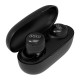 QCY T17 TWS BLACK 6mm dynamic driver-mic noise cancel. Music time: 4h. Calling time: 3,5h. Bluetooth