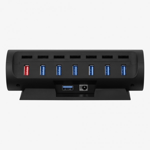 Streamplify HUB CTRL 7, 7x USB 3.0 Type A, RGB, 12V, EU Power Cable - black