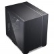 Lian Li O11 AIR MINI Black PC Case ATX / M-ATX with 3 standard Fans (front 120mmx2, rear 120mmx1) Me