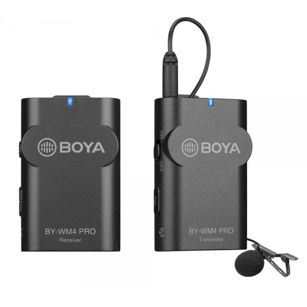 BOYA BY-WM4 pro-K1 wireless mic 2.4G Wireless Mic System 1+1 - BOYA