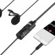 BOYA BY-M1DM wired mic Dual Lavalier Microphone